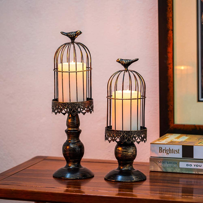 Candleholder  Wedding Romantic American Style Dining Table Candlelight Dinner Decorations Candlestick Decoration