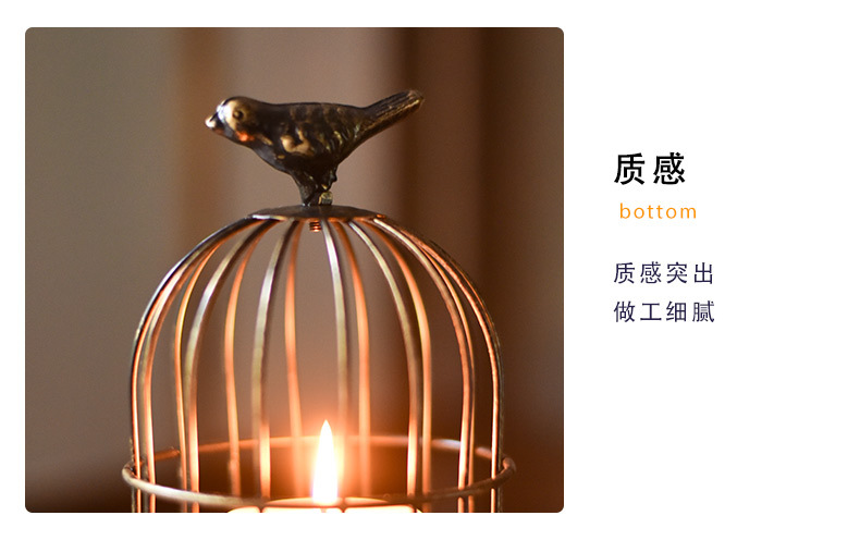 Candleholder  Wedding Romantic American Style Dining Table Candlelight Dinner Decorations Candlestick Decoration