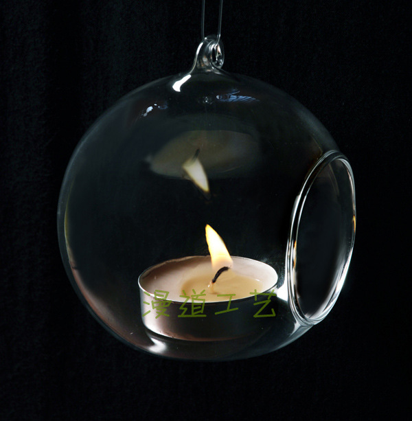 European Pastoral Style Romantic Home Glass Candle Holder Factory Candleholder