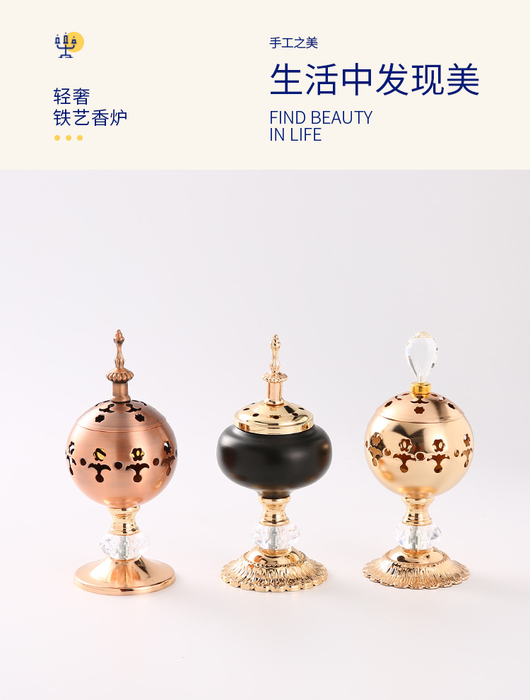Simple European Ins Candlestick Hollow Wrought Iron Candlestick Candle Cup Accessories European Candleholder