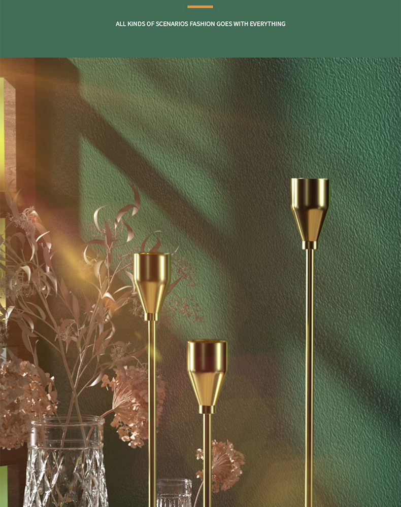 Candleholder Light Luxury High Leg Candle Holder Wedding Props Nordic Model House Soft Desktop Decoration Candle Holder Candleholder Light Luxury High Leg Candle Holder Wedding Props Nordic Model House Soft Desktop Decoration Candle Holder
