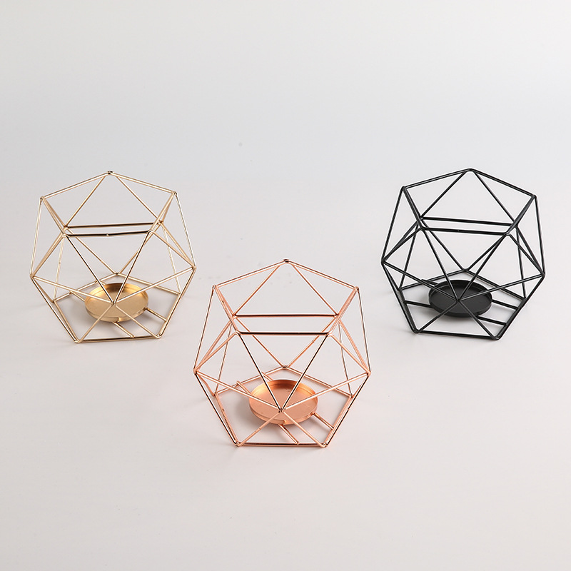 Candleholder  Small Aroma Candle Holder Creative Living Room Coffee Table Bookcase Hallway Candlestick Decoration