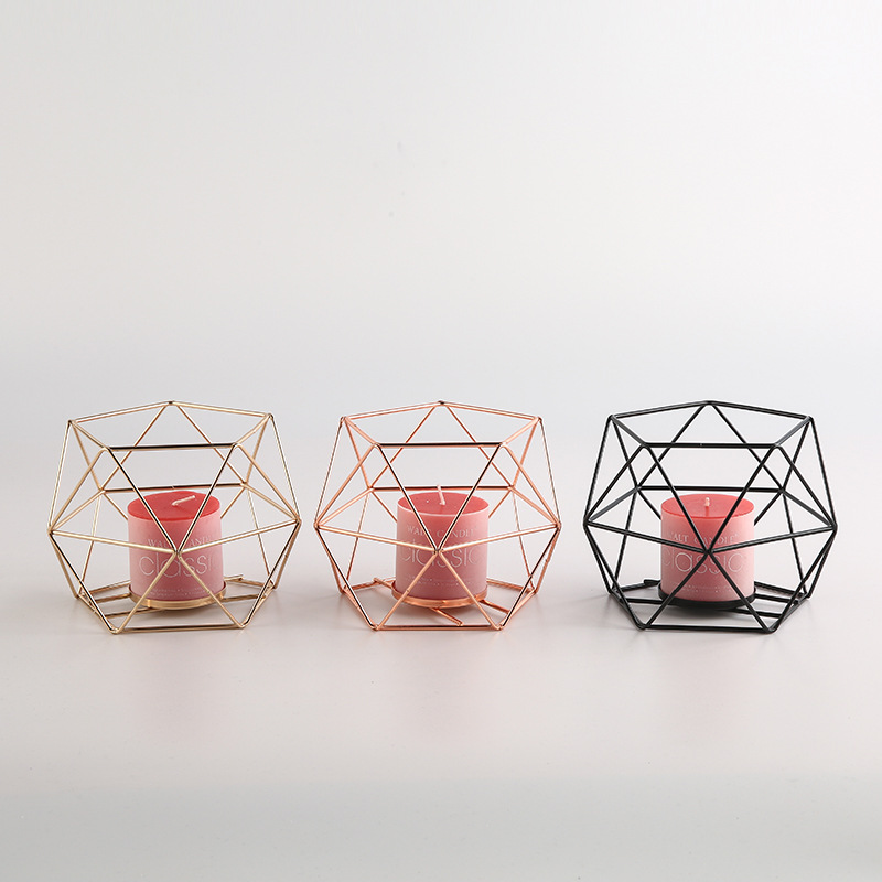 Candleholder  Small Aroma Candle Holder Creative Living Room Coffee Table Bookcase Hallway Candlestick Decoration