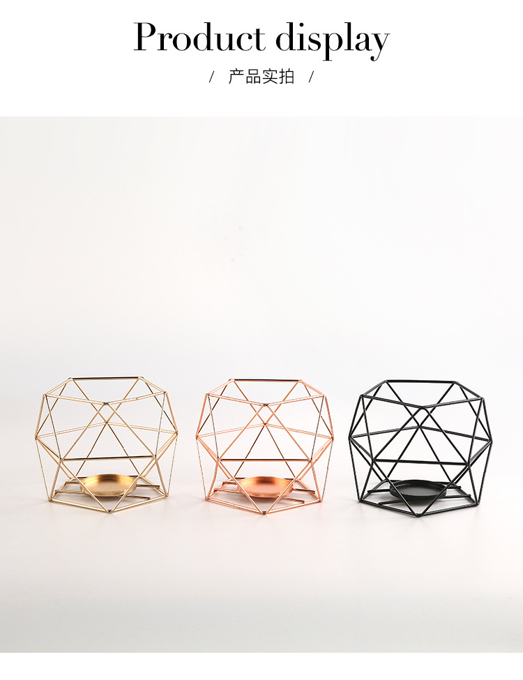 Candleholder  Small Aroma Candle Holder Creative Living Room Coffee Table Bookcase Hallway Candlestick Decoration