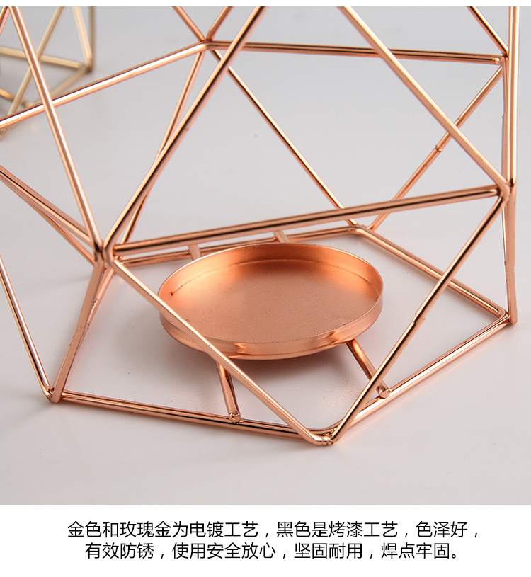 Candleholder  Small Aroma Candle Holder Creative Living Room Coffee Table Bookcase Hallway Candlestick Decoration