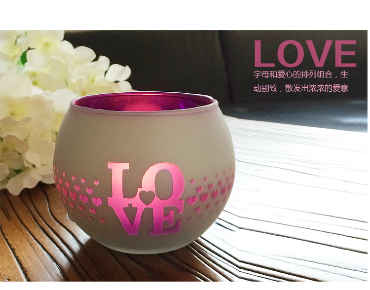 Broken Guaranteed Compensation Classic Hot Selling Product European Mosaic Glass Candlestick Candleholder