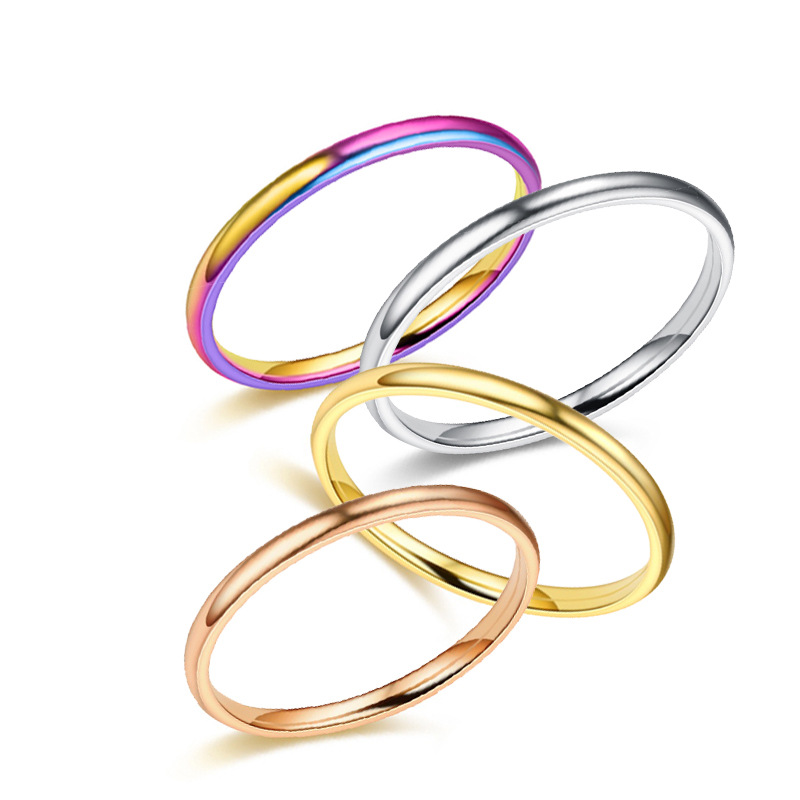 Jeweled Rose Gold Cold Wind Couple Couple Rings Internet Celebrity Titanium Steel Ring Fashion Manufacturer Couple Rings Jeweled Rose Gold Cold Wind Couple Couple Rings Internet Celebrity Titanium Steel Ring Fashion Manufacturer Couple Rings