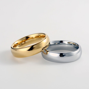 Cross-Border E-Commerce Hot Sale Simple Stainless Steel Glossy 6mm Arc Titanium Steel Ring European and American/Korean Couple Rings Ring Cross-Border E-Commerce Hot Sale Simple Stainless Steel Glossy 6mm Arc Titanium Steel Ring European and American/Korean Couple Rings Ring