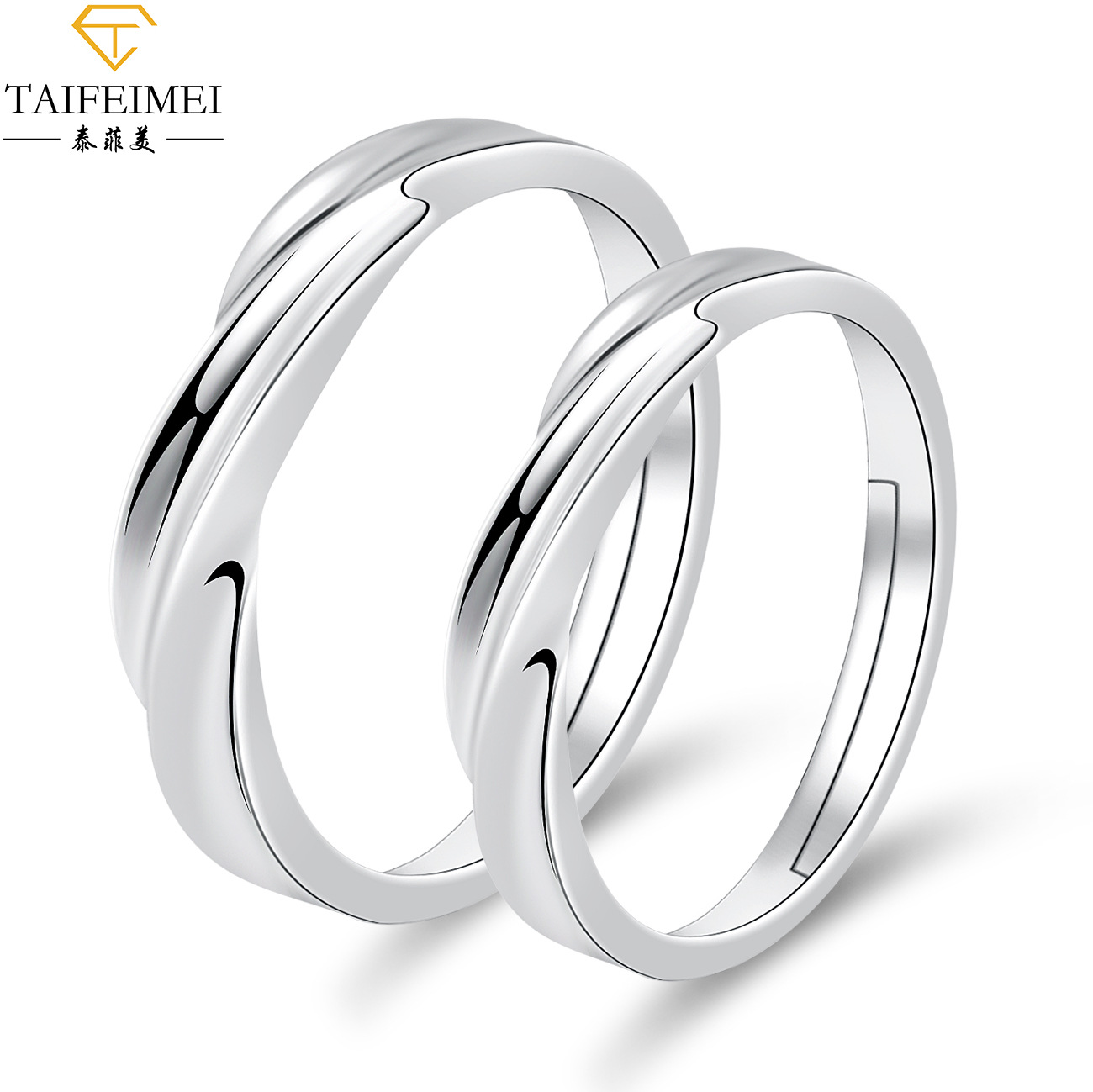 Cross-Border Moissanite Zircon Engagement Ring Couple Couple Rings European and American Crown Opening Couple Ring Rings Factory Cross-Border Moissanite Zircon Engagement Ring Couple Couple Rings European and American Crown Opening Couple Ring Rings Factory