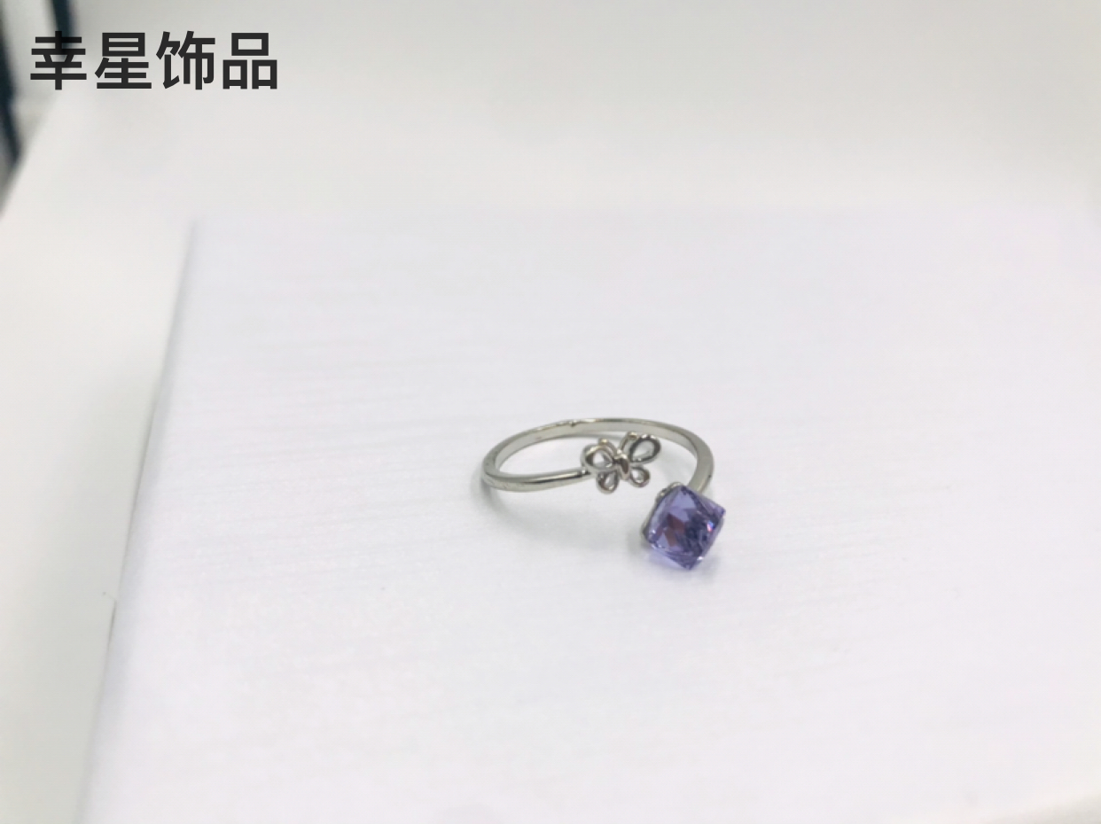 Fashion Open Women&#039;s Ring Gift Couple Rings Crystal Loose Ring Girlfriends Jewelry Ornament