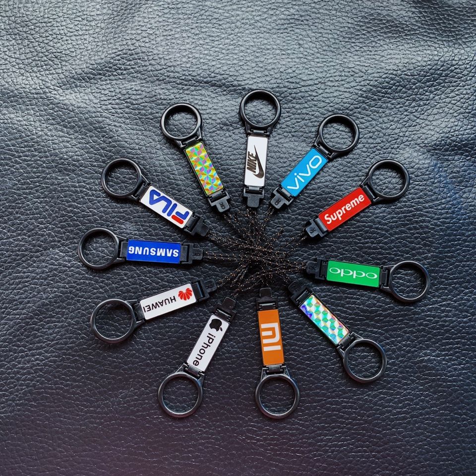 Star Internet Celebrity Style Finger Short Sling Fastened Ring Mobile USB Flash Drive Key Lanyard Drop-Resistant Rings Couple Trendy Brand