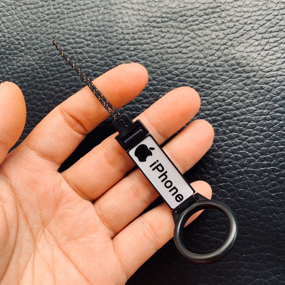 Star Internet Celebrity Style Finger Short Sling Fastened Ring Mobile USB Flash Drive Key Lanyard Drop-Resistant Rings Couple Trendy Brand