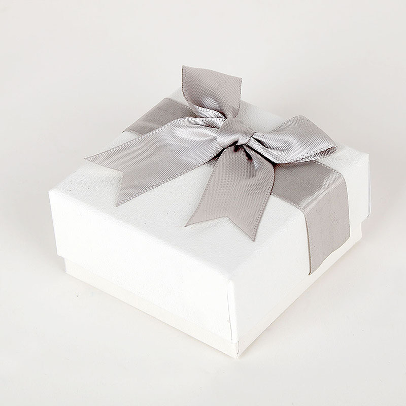 Ring Box  Couple Rings Bow Packing Box Small Bracelet Stud Earrings Box Jewelry Box Customized Wholesale