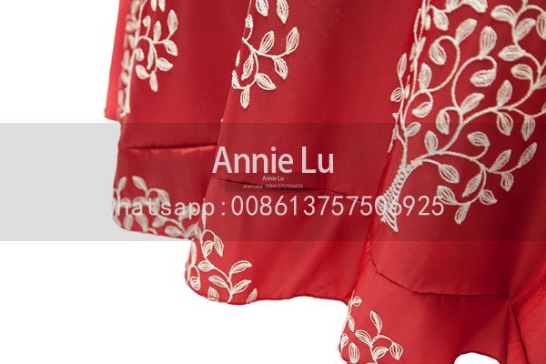 Festive Chinese Red Exquisite Embroidered Three-Dimensional Flower Custom Fashion Wedding Hotel Decorative Tablecloth Tablecloth Chair Cover Festive Chinese Red Exquisite Embroidered Three-Dimensional Flower Custom Fashion Wedding Hotel Decorative Tablecloth Tablecloth Chair Cover