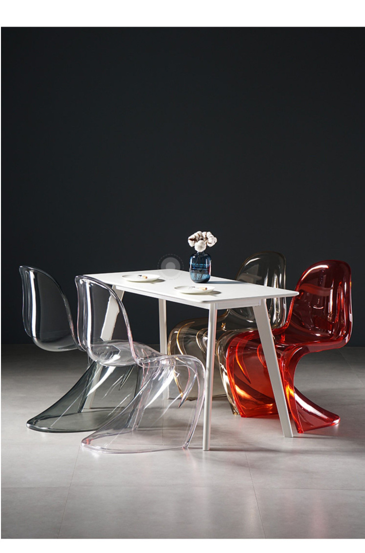 Pan Dong Chair S Beauty Nordic Creative Acrylic Plastic Dining Chair Ghost Chair Crystal Stool Subnet Red Transparent Chair Pan Dong Chair S Beauty Nordic Creative Acrylic Plastic Dining Chair Ghost Chair Crystal Stool Subnet Red Transparent Chair
