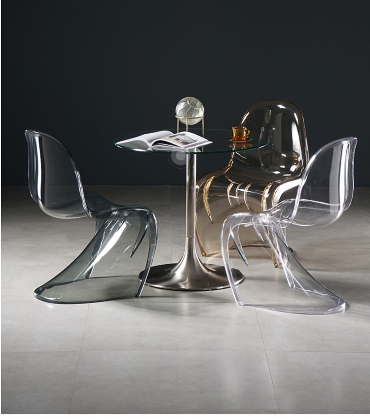 Pan Dong Chair S Beauty Nordic Creative Acrylic Plastic Dining Chair Ghost Chair Crystal Stool Subnet Red Transparent Chair Pan Dong Chair S Beauty Nordic Creative Acrylic Plastic Dining Chair Ghost Chair Crystal Stool Subnet Red Transparent Chair