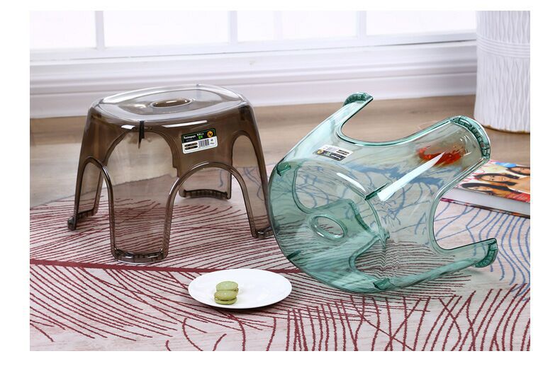 Wholesale Bathroom Stool Guest Resin Hall Plastic Shoe Changing Stool Children Crystal Transparent Ingot Stool Baby Low Stool Chair Wholesale Bathroom Stool Guest Resin Hall Plastic Shoe Changing Stool Children Crystal Transparent Ingot Stool Baby Low Stool Chair