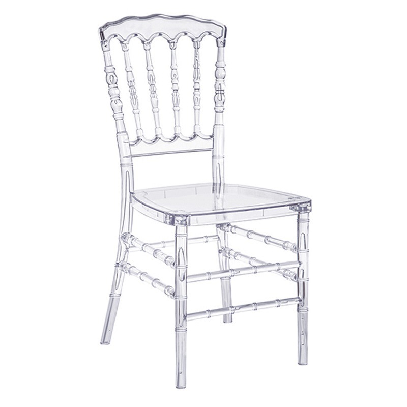 Crystal Chair with Backrest Household Cosmetic Chair Internet Celebrity Ins Photo Acrylic Transparent Chair