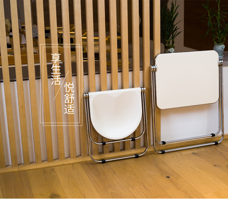 Simple Dining Chair Household Transparent Mid-Ancient Furniture Folding Stool Ins Chair Acrylic Stool Plastic Crystal Chair