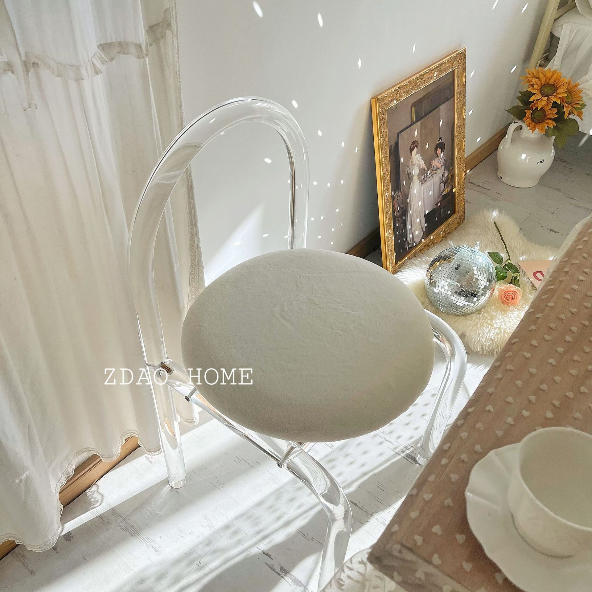 Australian Design Bedroom Transparent Acrylic Ins Chair Celebrity Theme Restaurant Photo Crystal Dining Chair Princess Chair Australian Design Bedroom Transparent Acrylic Ins Chair Celebrity Theme Restaurant Photo Crystal Dining Chair Princess Chair
