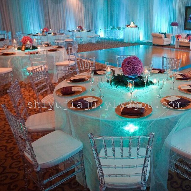Yiwu transparent acrylic resin Crystal Wedding Chair bamboo chair bamboo chair