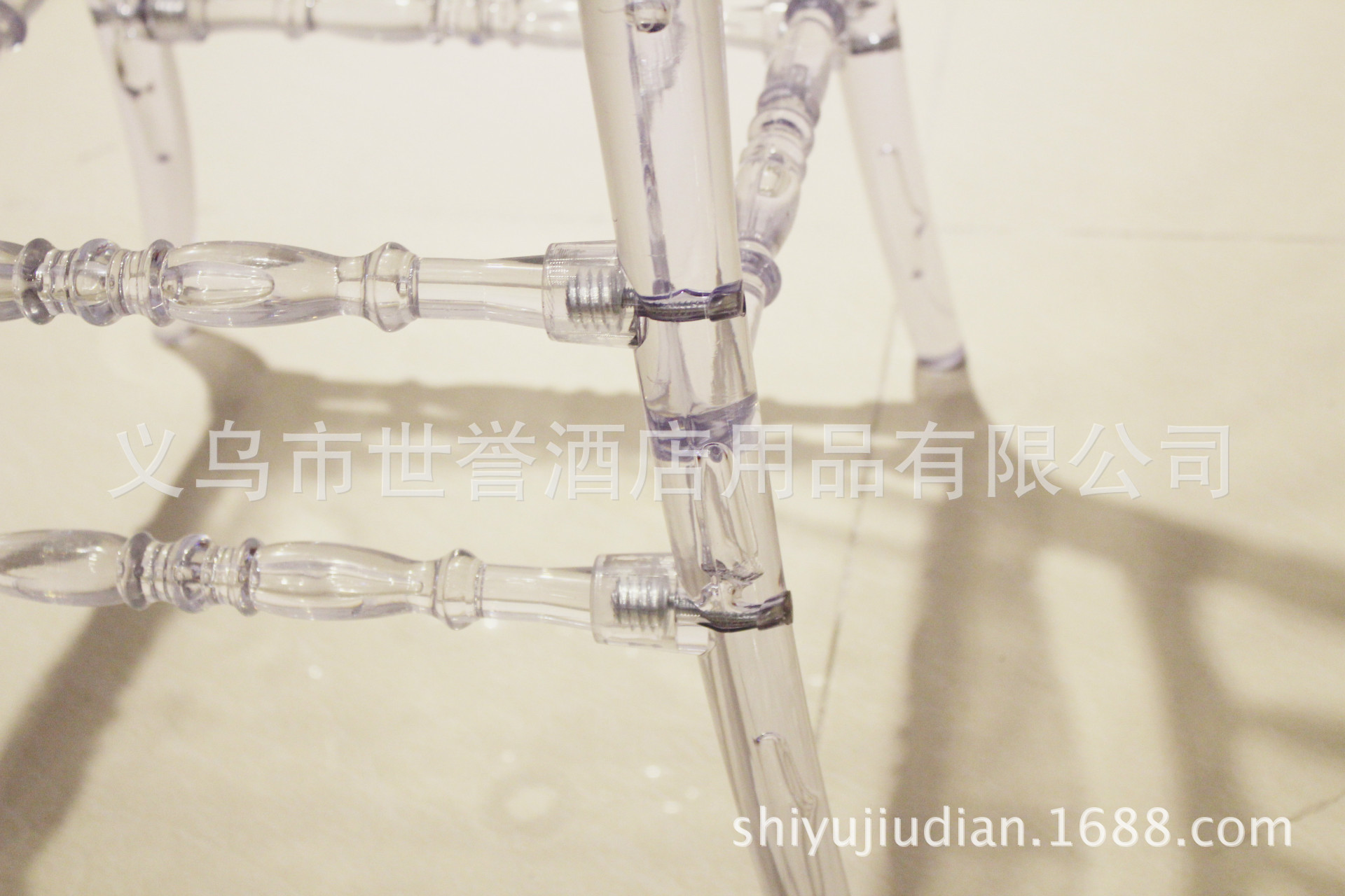Yiwu transparent acrylic resin Crystal Wedding Chair bamboo chair bamboo chair