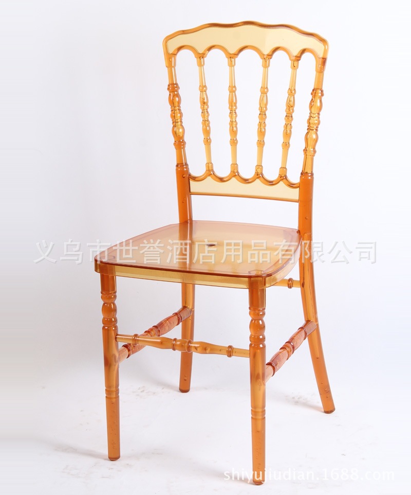 Yiwu transparent acrylic resin Crystal Wedding Chair bamboo chair bamboo chair