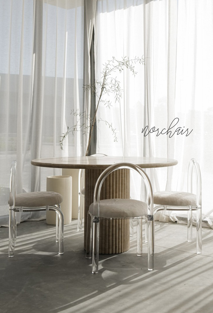 Crystal Chair Household Light Luxury Backrest Chair Designer Transparent Dressing Stool Crystal Chair Crystal Chair Household Light Luxury Backrest Chair Designer Transparent Dressing Stool Crystal Chair