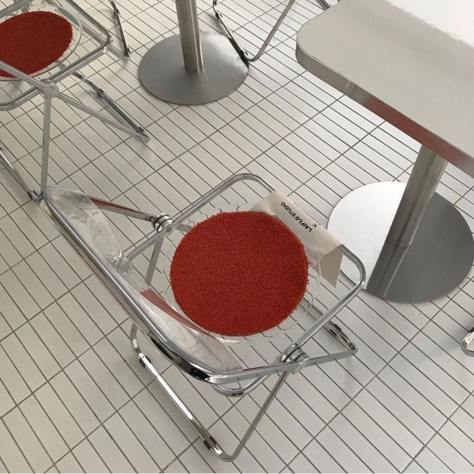 Acrylic Dining Chair with Backrest Ins Wind Net Red Crystal Photo Clothing Store Makeup Stool Fashion Crystal Chair