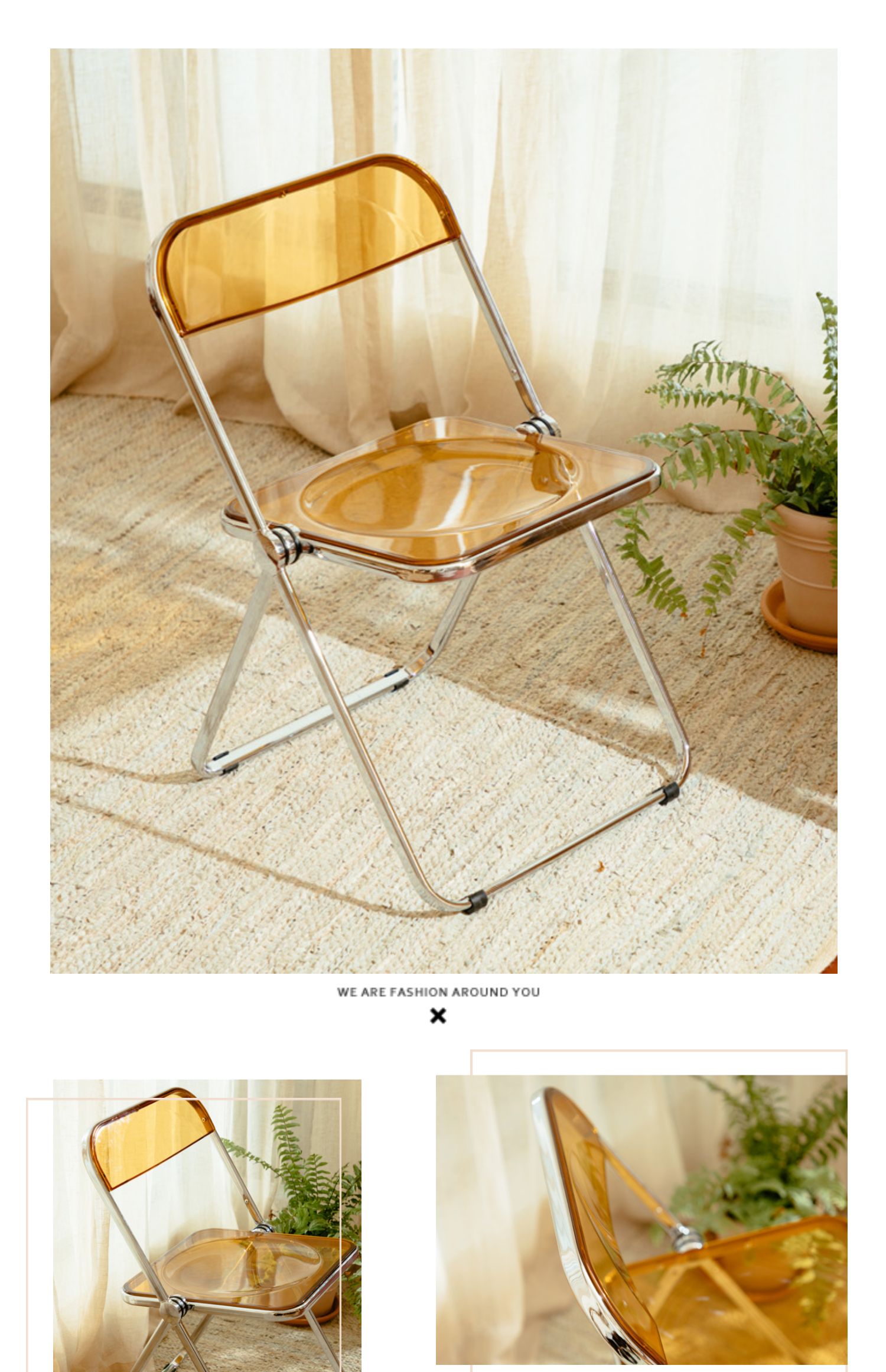 Crystal Chair  Acrylic Crystal Dining Chair Ins Makeup Stool Subnet Red Women's Clothing Store Photo Chair