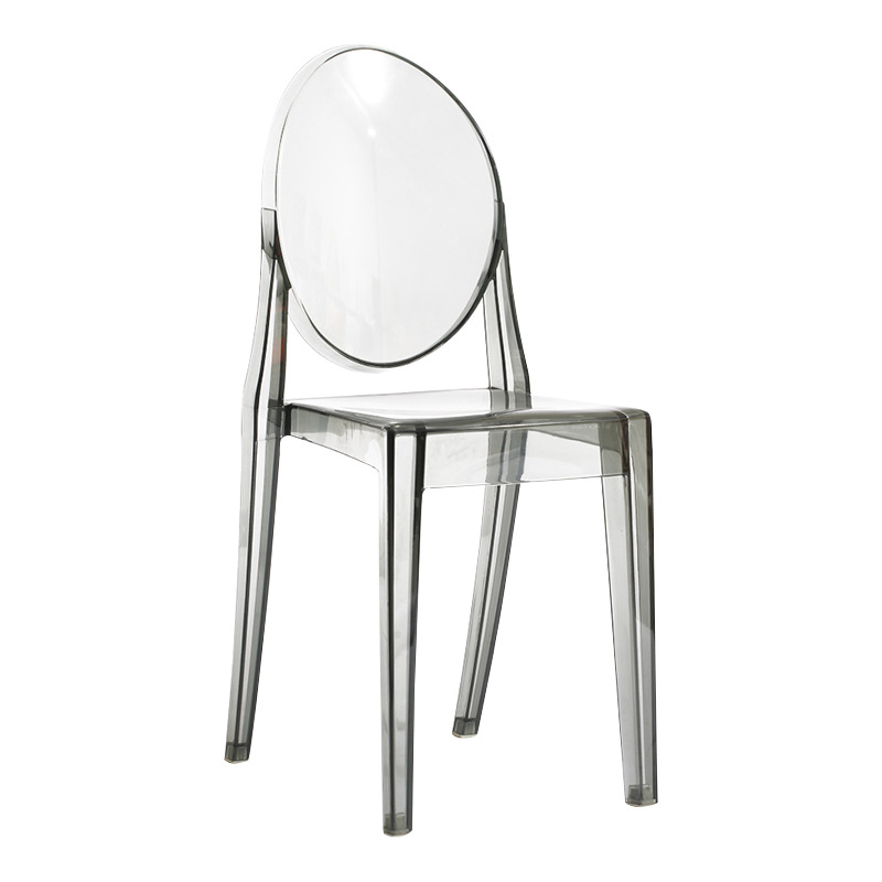 Dining Chair Transparent Light Chair Wedding Ins Style Conference Chair Nordic Ghost Devil Crystal Chair Crystal Chair