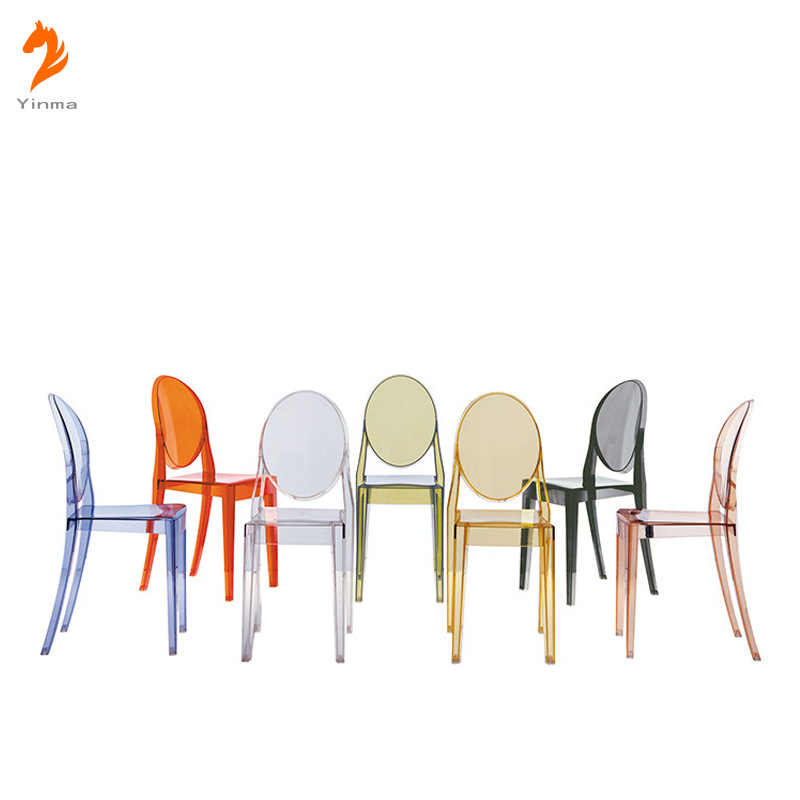Wedding Bamboo Chair Transparent Plastic Resin Chair Acrylic Crystal Hotel Banquet Backrest Chair Crystal Chair