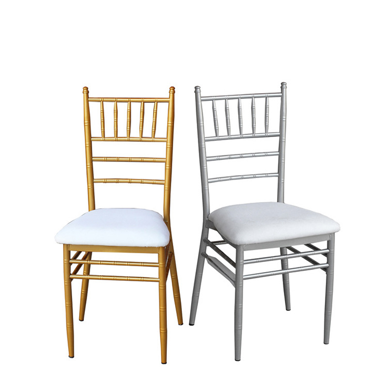 Wedding Bamboo Chair Transparent Plastic Resin Chair Acrylic Crystal Hotel Banquet Backrest Chair Crystal Chair