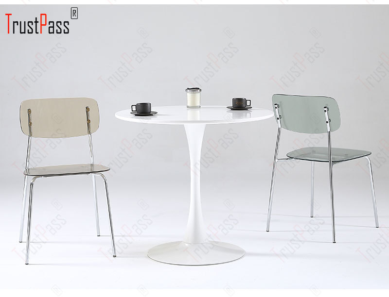 Crystal Chair  Ins Internet Celebrity Acrylic Plastic Crystal Chair Designer Chair Photo Negotiation Chair