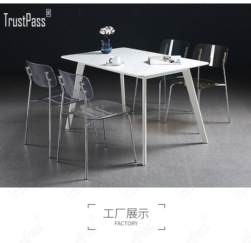 Crystal Chair  Ins Internet Celebrity Acrylic Plastic Crystal Chair Designer Chair Photo Negotiation Chair