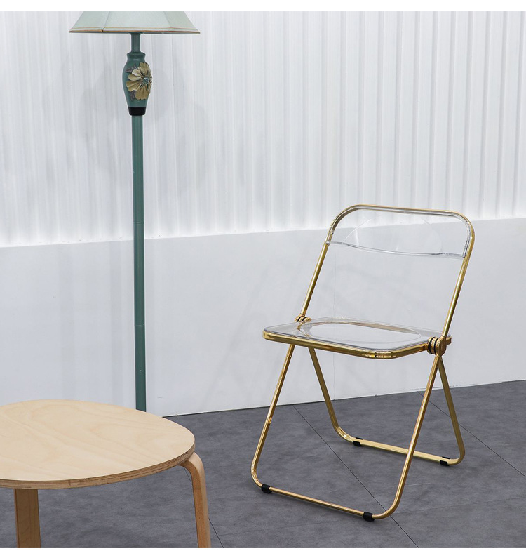 Crystal Chair Dining Chair Ins Internet Celebrity Acrylic Plastic Crystal Chair Designer Chair Photo Negotiation Chair