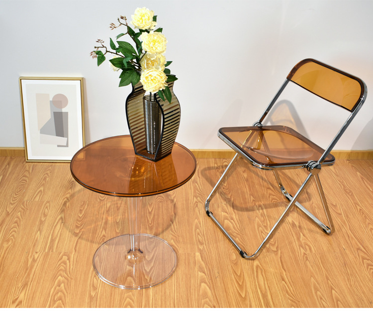Crystal Chair Dining Chair Ins Internet Celebrity Acrylic Plastic Crystal Chair Designer Chair Photo Negotiation Chair