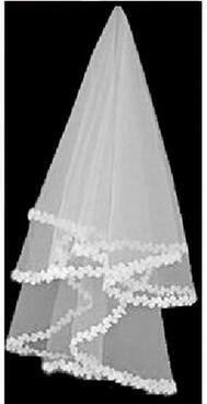 2016 Special romantic Decal Soft yarn Length 3 Newton lace bridal Veil Super long Wedding Veil White