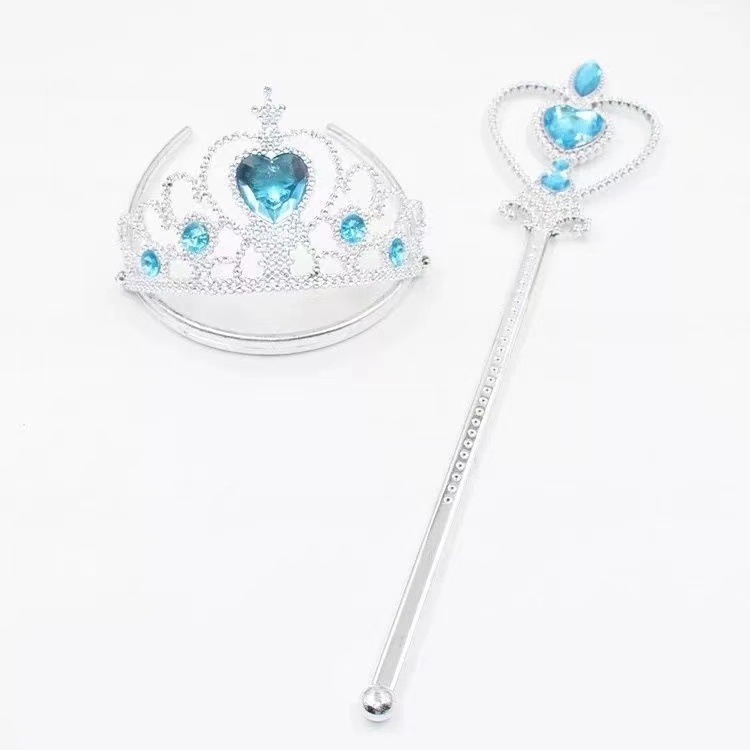 New Crown Veil Children's Travel Ornament Wedding Garland Lace Princess Headwear Garland Luminous Veil