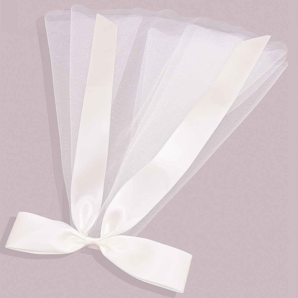 New Bow Tassel Veil Super Fairy Short Veil Veil Bride Wedding Dress Accessories Studio Photography Trip Shoot Makeup