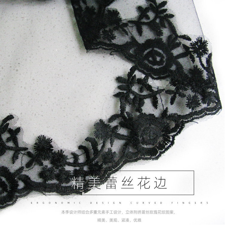 Black Veil Short Lace Headdress Spiritual Love Wedding Clothes Witch Halloween Party Photo Veil Veil