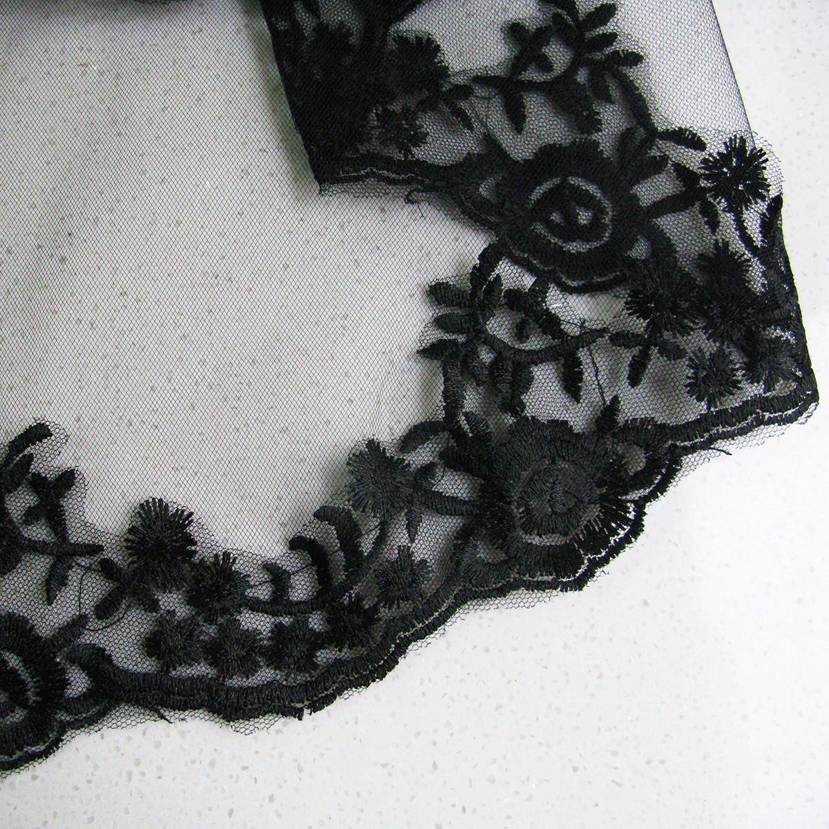 Black Veil Short Lace Headdress Spiritual Love Wedding Clothes Witch Halloween Party Photo Veil Veil