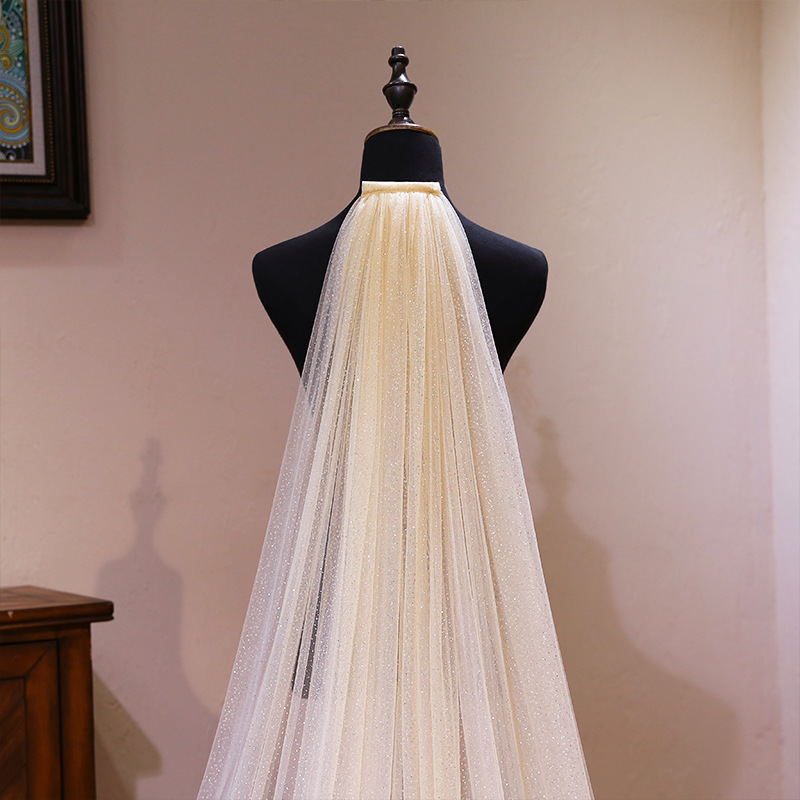 Tiktok Same Veil 2020 New Internet Celebrity Selfie Super Fairy Luxury Veil Wedding Veil
