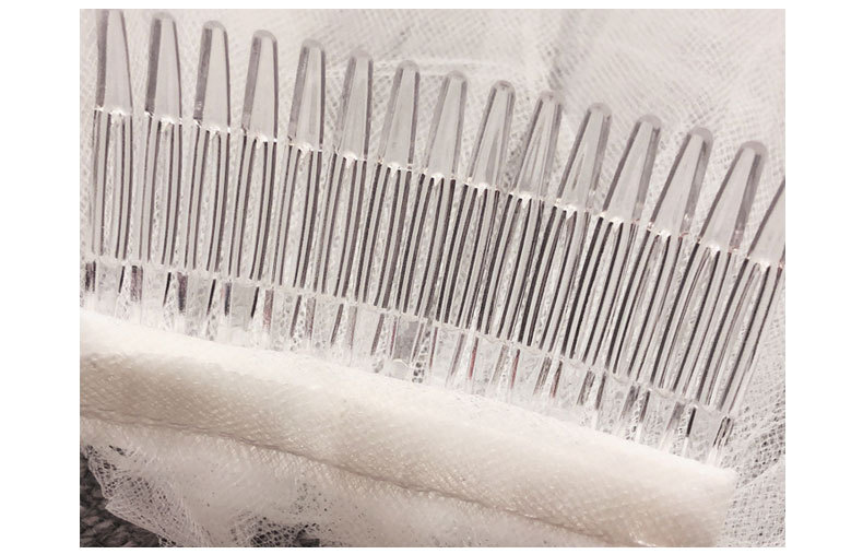 Wholesale Bridal Wedding Yarn Veil Double Layer Ribbon Edge Multi-Layer Modeling Veil plus Hair Comb Headdress Wholesale Bridal Wedding Yarn Veil Double Layer Ribbon Edge Multi-Layer Modeling Veil plus Hair Comb Headdress