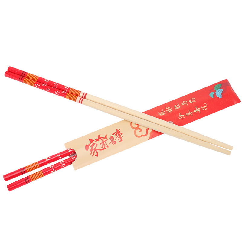 Wedding Chopsticks Wedding Banquet Banquet Celebration Ceremony Products Red Bamboo Chopsticks Wedding Chopsticks