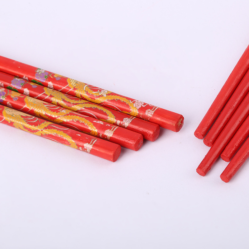 Wedding Chopsticks Chopsticks Festive Chopsticks Wedding Restaurant Wedding Banquet Box Wedding Red Chopsticks