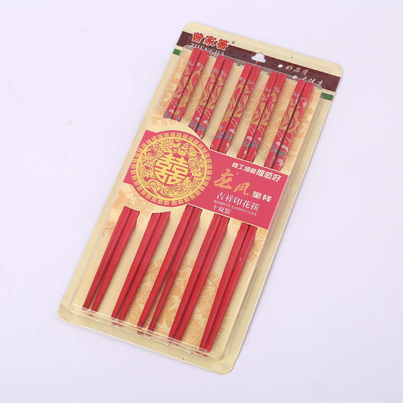 Wedding Chopsticks Chopsticks Festive Chopsticks Wedding Restaurant Wedding Banquet Box Wedding Red Chopsticks