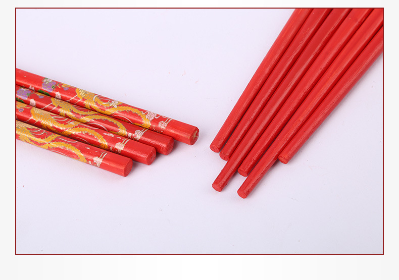 Wedding Chopsticks Chopsticks Festive Chopsticks Wedding Restaurant Wedding Banquet Box Wedding Red Chopsticks
