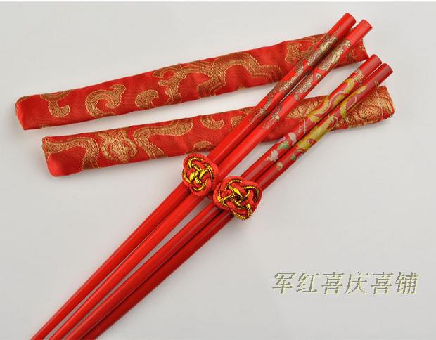 Wedding Supplies Wedding a Pair of Chopsticks Hi Dragon and Phoenix Chopsticks Wedding Chopsticks