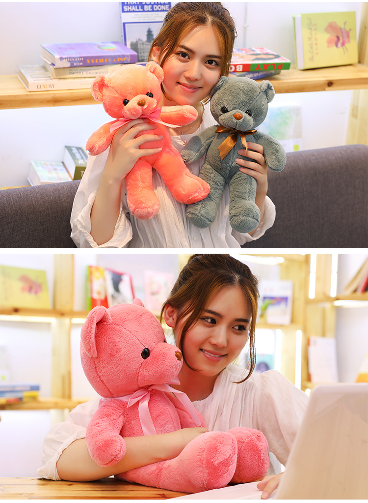 Cute Teddy Bear Huggy Bear Doll Bear Pillow Rag Doll Small Plush Toy Get Girls Birthday Gifts Free